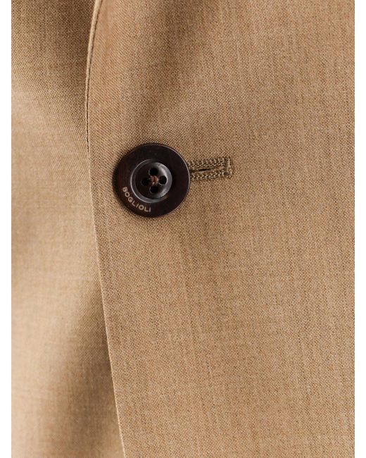 Boglioli Brown Irgin Wool Suit for men