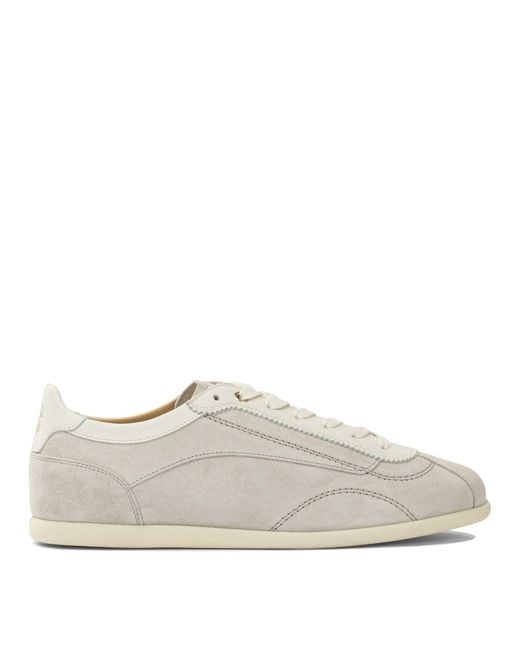 Suede Sneakers Sneakers & Slip-On-Uomo di Brunello Cucinelli in White da Uomo