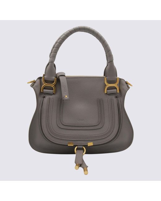 Chloé Gray Marcie Top Handle Bag