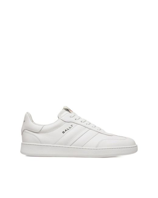 Sneakers Pelle-Uomo di Bally in White da Uomo
