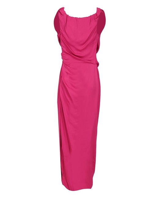 Long Ginnie Amber Abiti-Donna di Vivienne Westwood in Pink