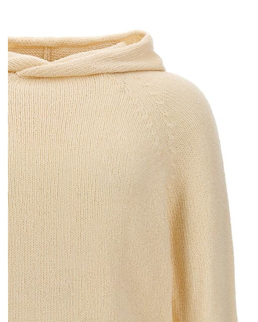 Ma'ry'ya Natural Hooded Sweater Sweater, Cardigans for men