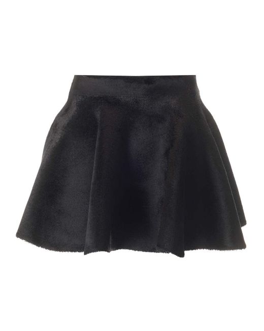 Alaïa Blue Skater Skirt Skirts