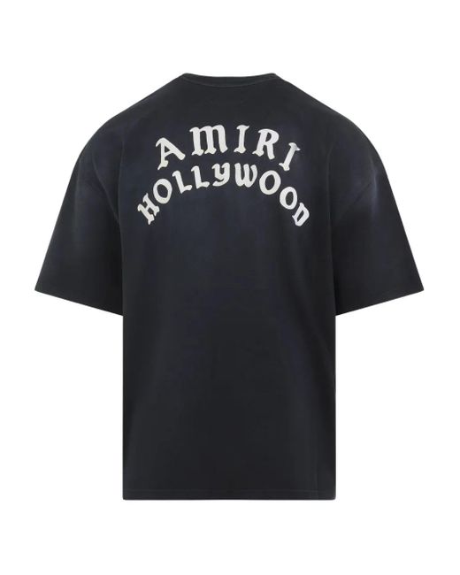 T-Shirt Hollywood-Uomo di Amiri in Black da Uomo