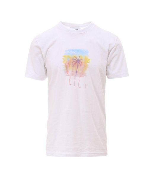 The Silted Company White Cotton T-shirt for men