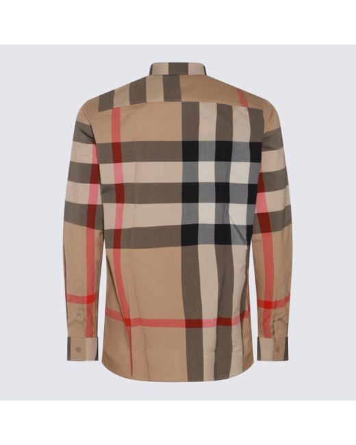 Shirts Light And Natural-Uomo di Burberry in Multicolor da Uomo