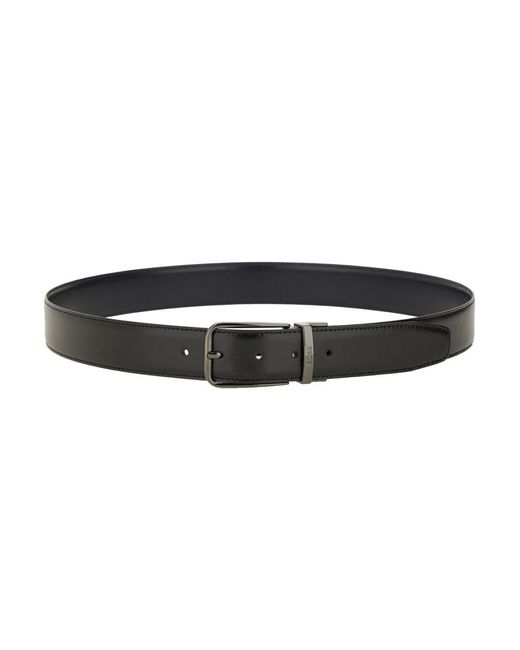 Leather Belt-Uomo di Boss in Black da Uomo