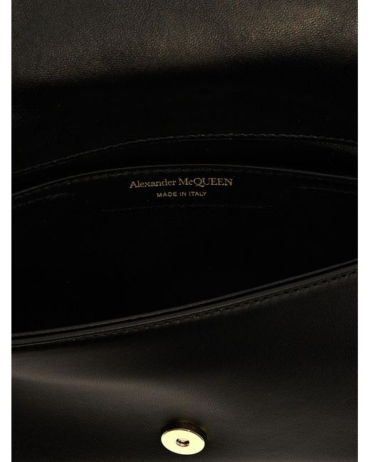 Alexander McQueen Black The Mini Seal Crossbody Bags