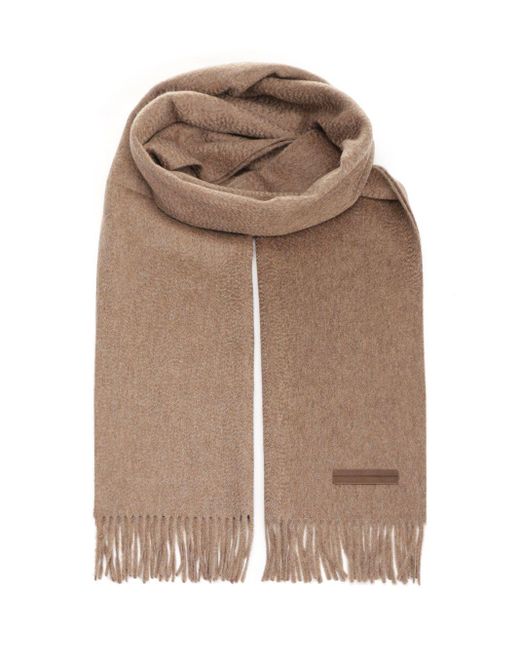 Oasi Cashmere Scarf Scarves And Foulards-Uomo di Zegna in Natural da Uomo