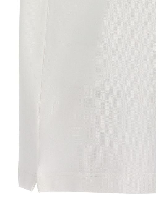 Logo Embroidery Shirt Polo Bianco di Missoni in White da Uomo