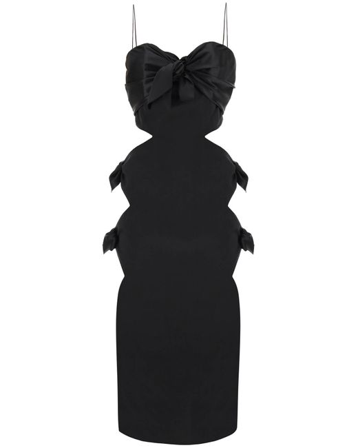 Alessandra Rich Black Cut-out Dress