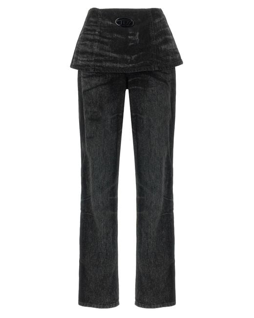 DIESEL Black 'D-Hourjian-Fsh2' Jeans