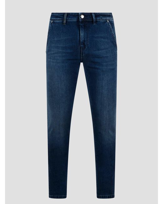 Re-hash Blue Mariotto Denim Jeans for men