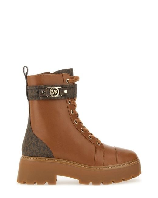 Michael Kors Brown Mandy" Amphibious Boot