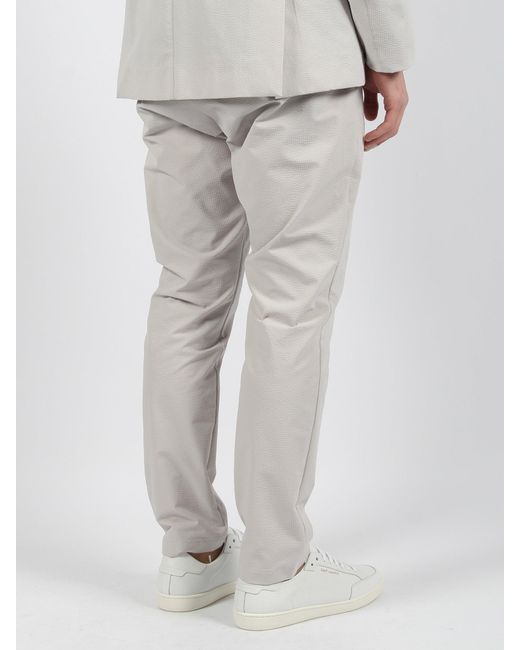 Herno White Pantaloni for men