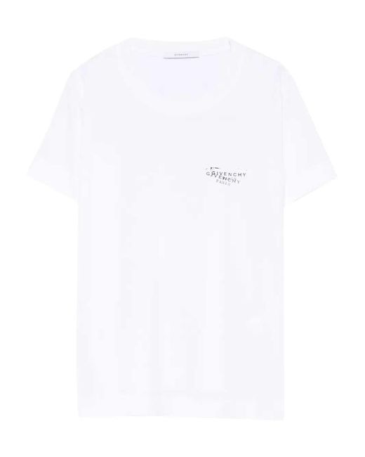 Givenchy White Logo T-Shirt
