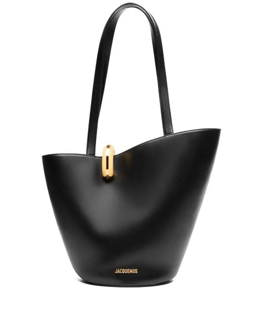 Jacquemus Le Petit Bambola Bucket Bag in Black | Lyst