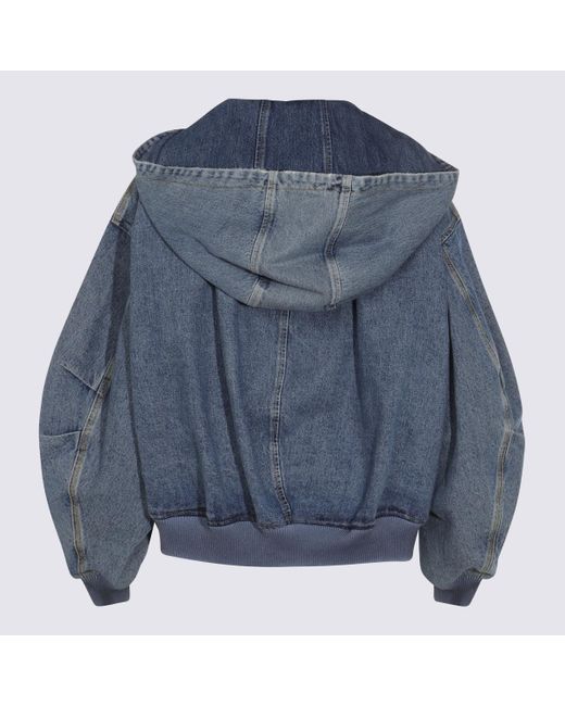 The Attico Blue Cotton Denim Jacket