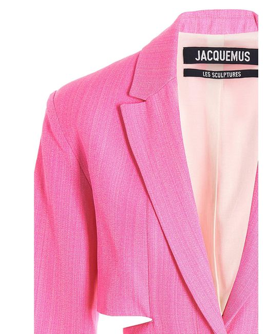 La Robe Bari Abiti Fucsia di Jacquemus in Pink