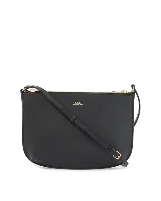 A.P.C. Black Crossbody Sarah Bag