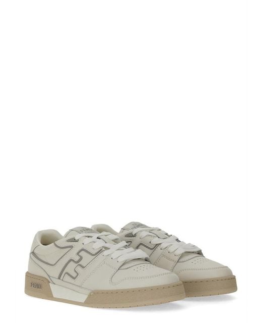 Fendi White Sneaker "Match" for men