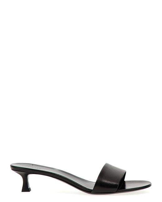 The Row Black 'Combo' Sandals