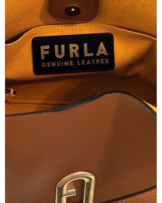 Furla Brown Primula S Hand Bags