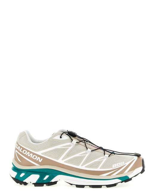 Salomon White 'Xt-6' Sneakers for men