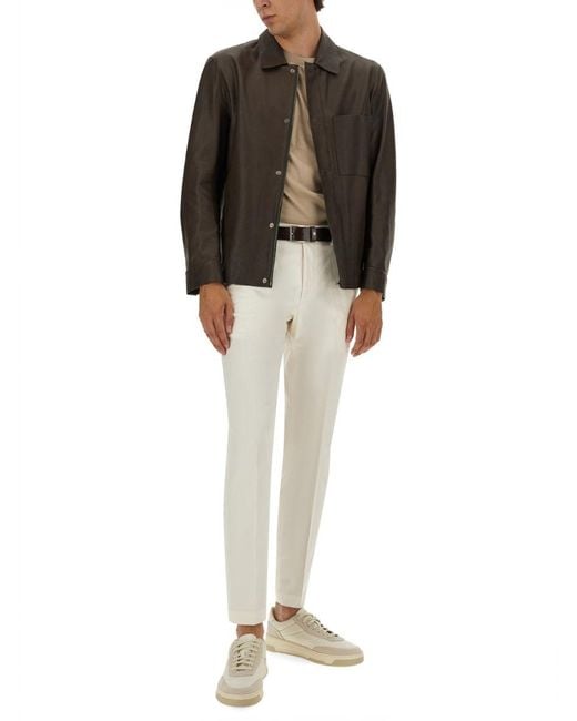 Slim Fit Pants-Uomo di Boss in Natural da Uomo