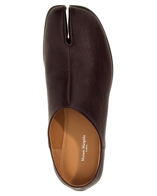Tabi Flat Shoes Viola di Maison Margiela in Brown da Uomo