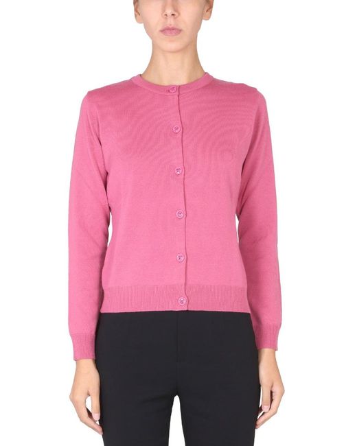 Moschino Pink Wool Jersey.