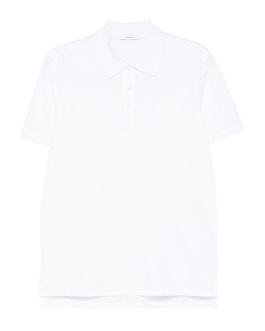 Givenchy White Short Sleeve Polo Regular Fit for men