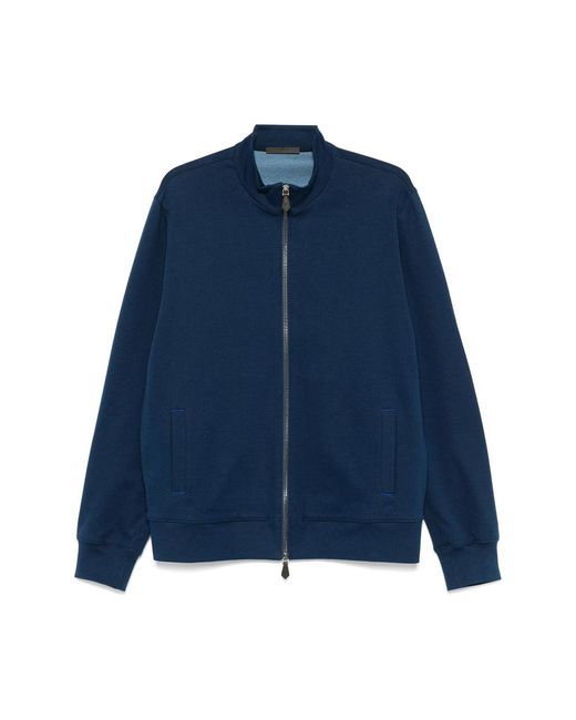 Felpe Blu-Uomo di Isaia in Blue da Uomo