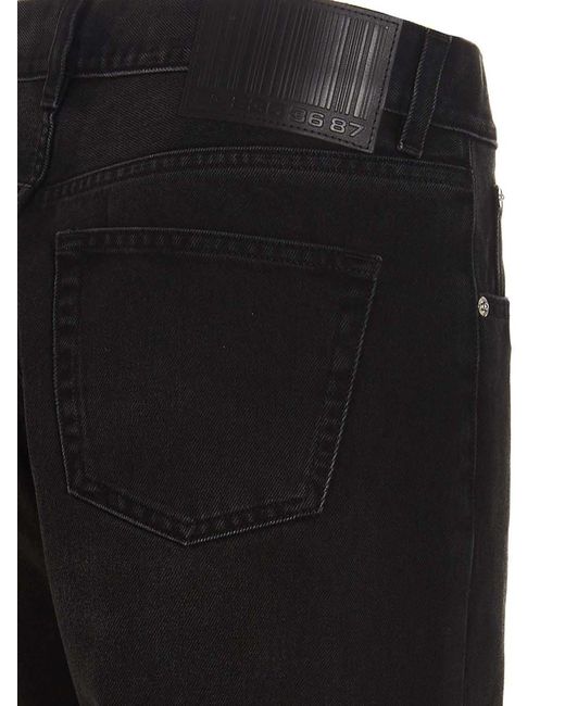 VTMNTS Black 5-pocket Jeans for men