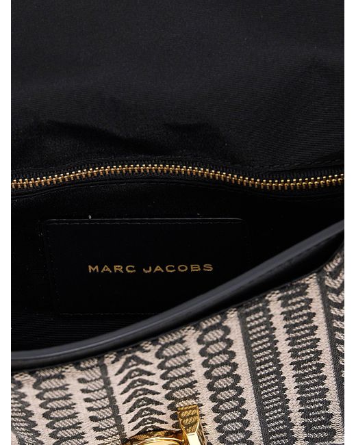 Marc Jacobs Metallic The Monogram J Marc Shoulder Bags