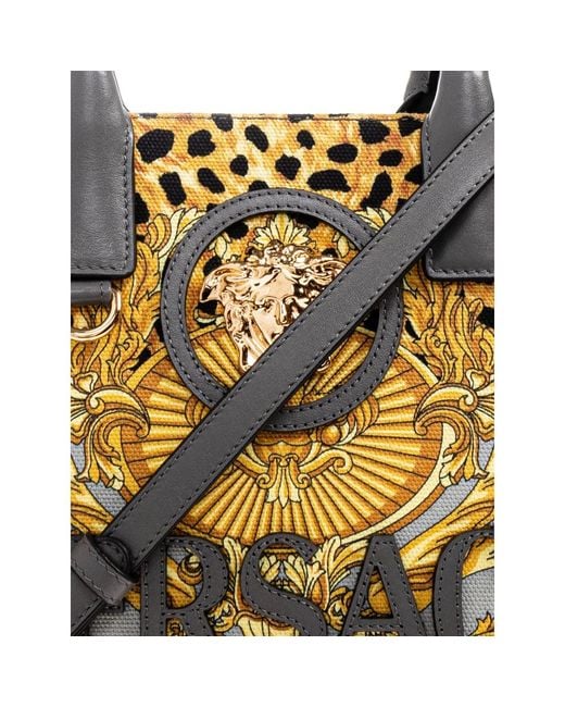 Versace Yellow Tote Bags