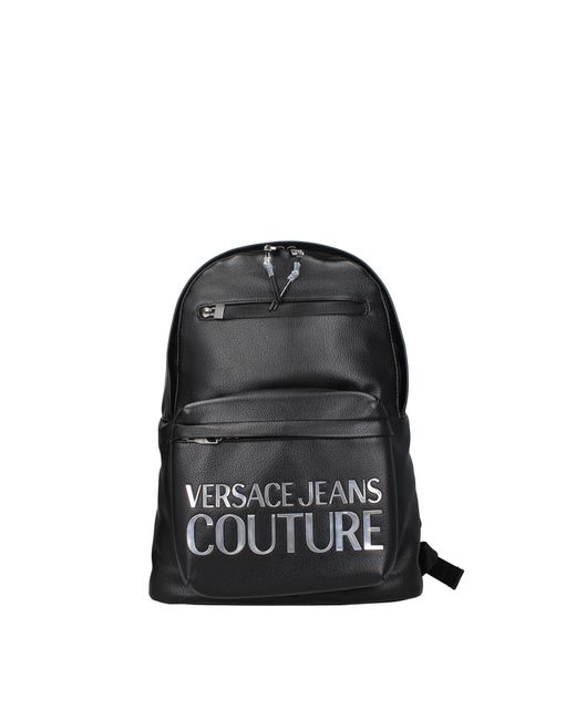 Versace Jeans Black Versace Jeans Backpack And Bumbags Couture Polyurethane for men