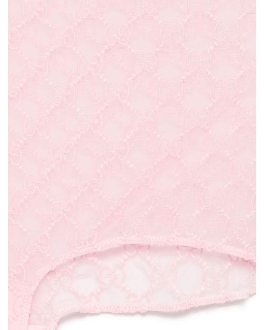 Gucci Pink Gg Tulle Coulottes