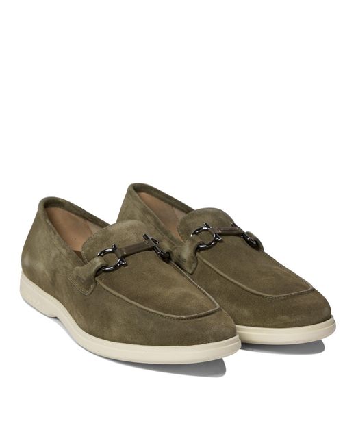 Loafers & Slippers Verde-Uomo di Ferragamo in Green da Uomo