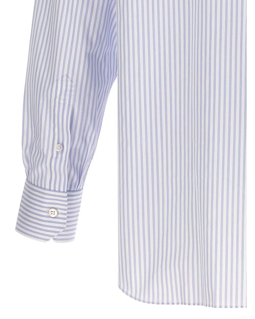 Brioni Blue Striped Shirt Shirt, Blouse for men