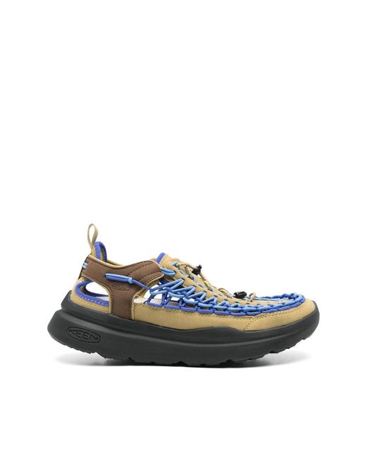 Keen Blue Leather Sneakers for men