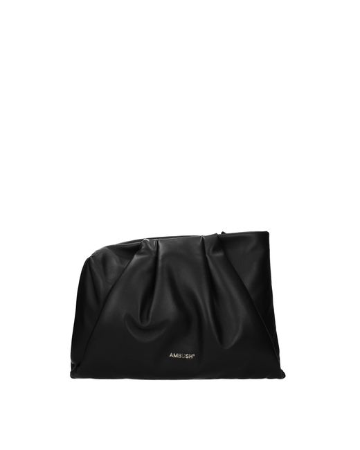 Ambush Clutches Leather in Black Lyst