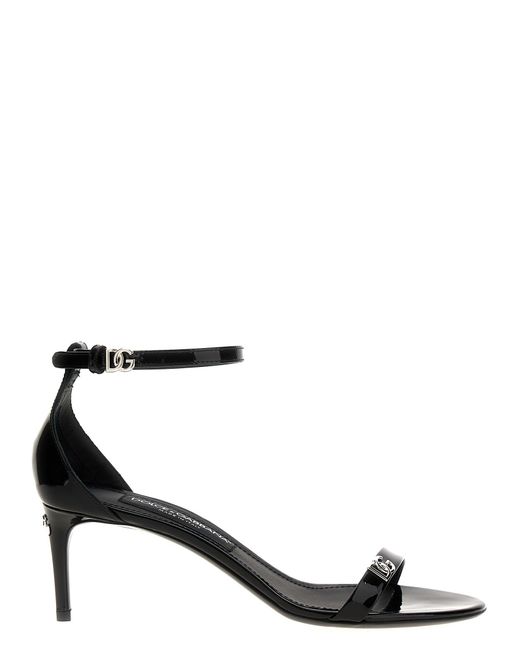 Dolce & Gabbana Black Keira Sandals