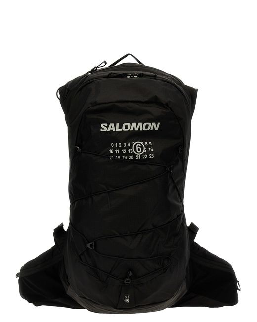 X Salomon Backpack Zaini Nero di MM6 by Maison Martin Margiela in Black