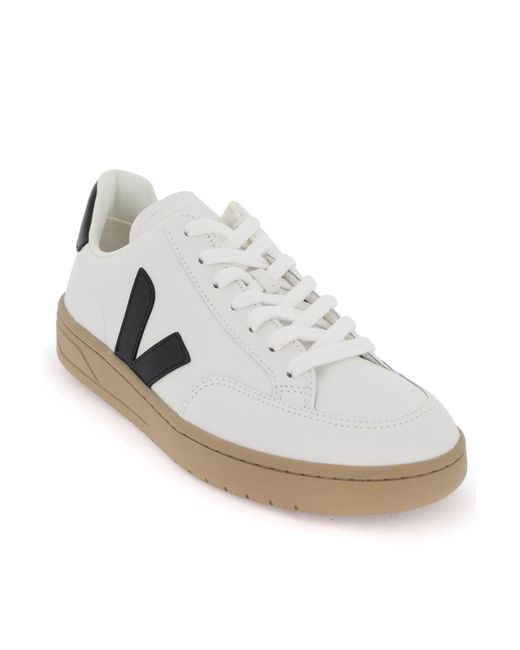 Veja White ‘V-12 Leather’ Sneakers for men
