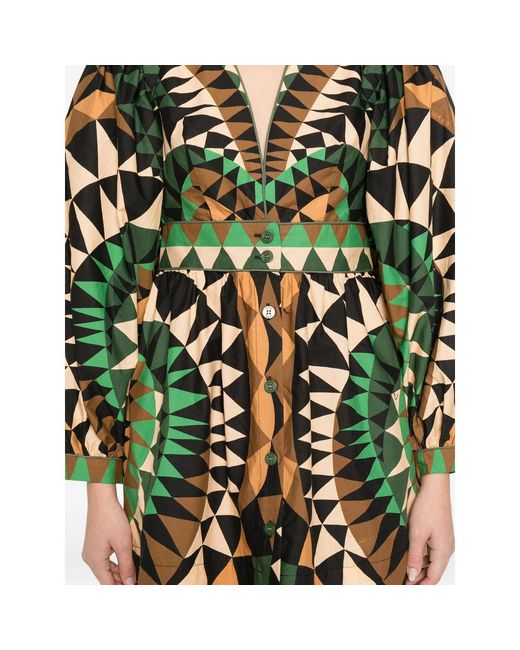 Farm Rio Shirts Black, Green