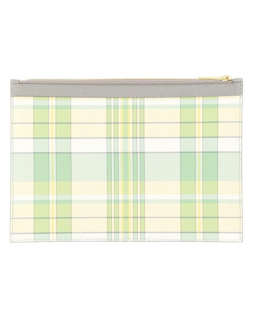 Thom Browne Green Small Document Holder for men