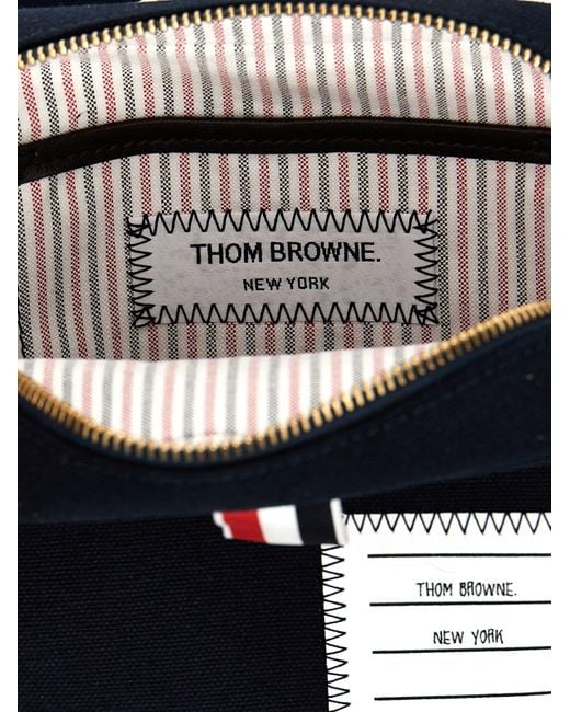 Thom Browne Blue 'Snap Pocket' Crossbody Bag for men