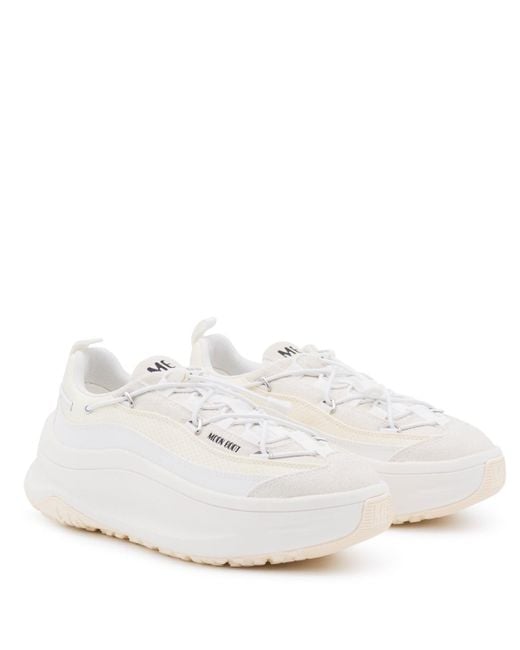 Moon Boot White Sneakers Light And Natural