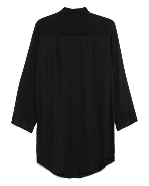 Emporio Armani Black Logo Beach Dress